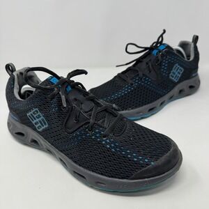Columbia Drainmaker II Athletic Shoes Blue and Gray Mesh Men's Size 10.5